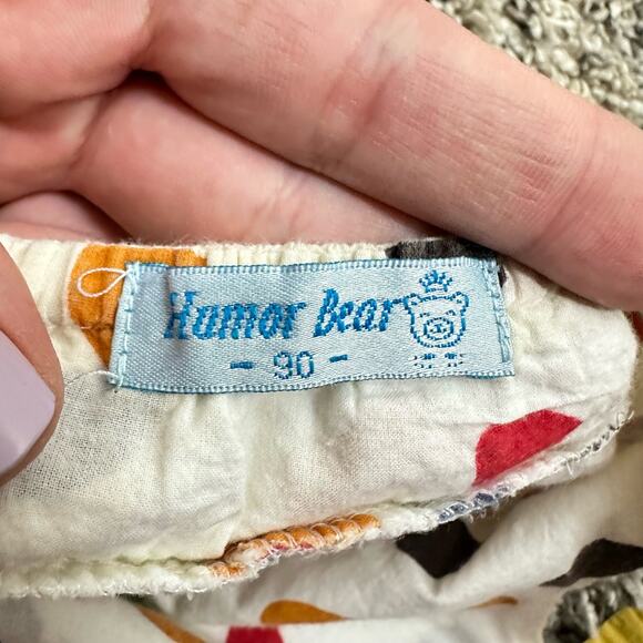 Humor Bear Polka Dot Mustard Yellow Tiered Tank Top 2T 3T - Picture 6 of 8